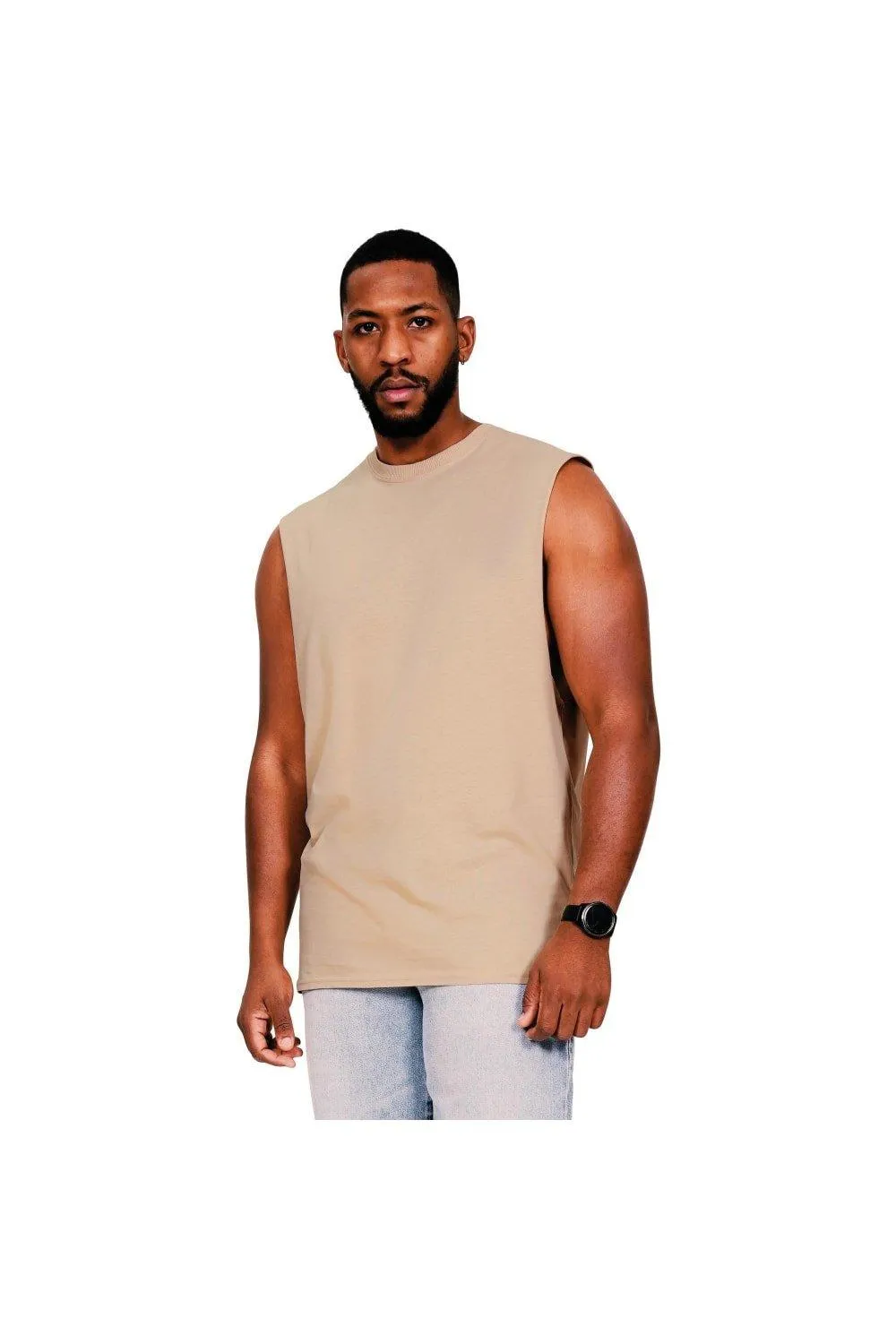 Хлопковая майка кольцевого прядения с прорезями для рук Casual Classics, коричневый
Хлопковая майка кольцевого прядения с прорезями для рук Casual Classics, коричневый