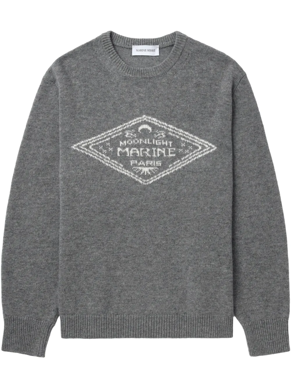Джемпер с логотипом Marine Serre, серый
Джемпер с логотипом Marine Serre, серый