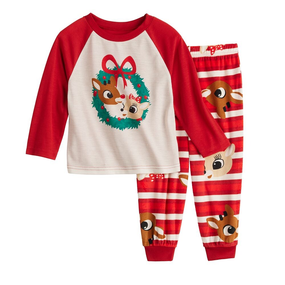 Пижамный комплект с верхом и низом для малышей Jammies For Your Families Rudolph The Red-Nosed Reindeer Licensed Character, мультиколор
Пижамный комплект с верхом и низом для малышей Jammies For Your Families Rudolph The Red-Nosed Reindeer Licensed Character, мультиколор