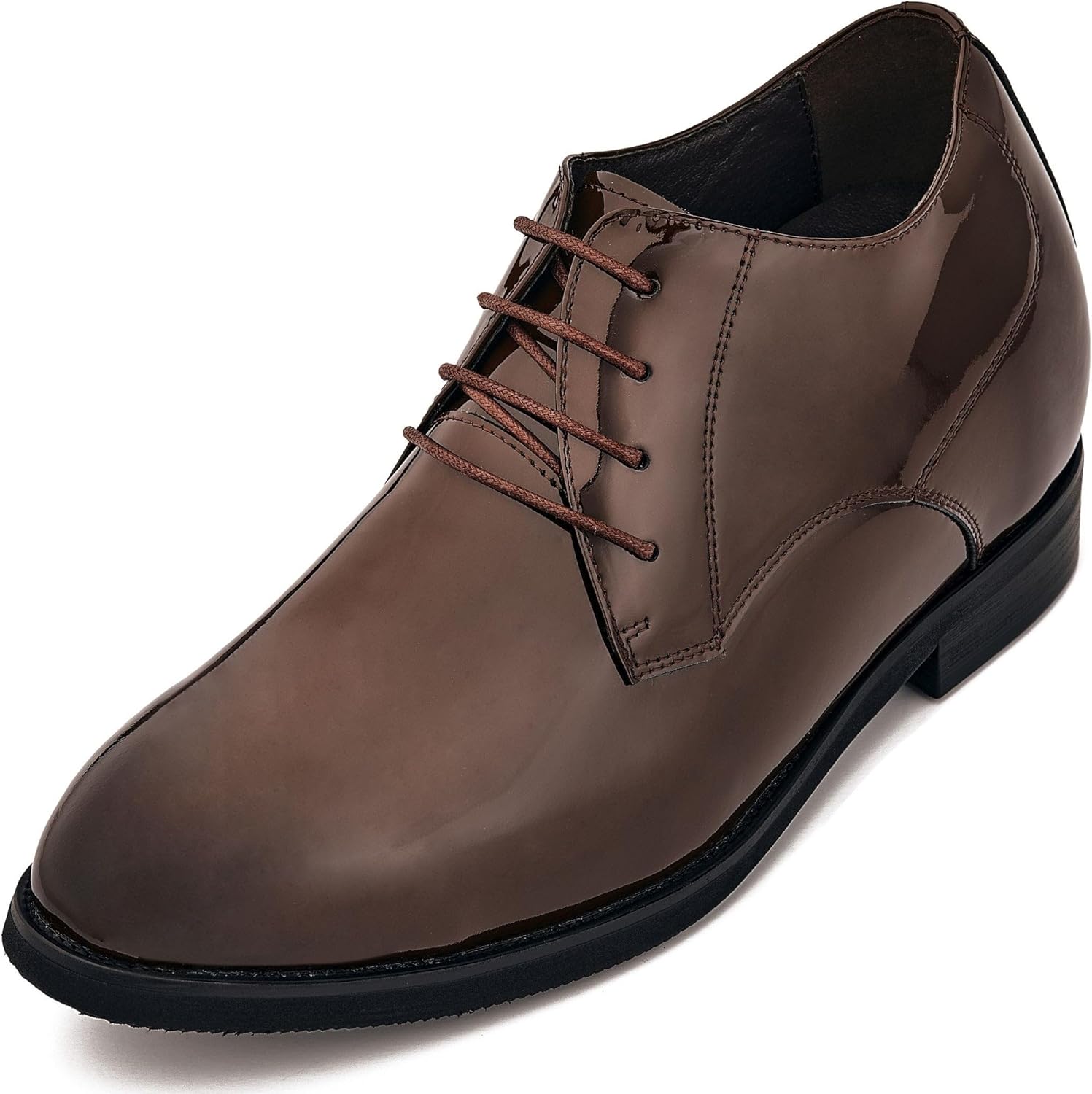 Мужские невидимые туфли-лифтеры CALTO - Кофейно-коричневые лакированные кожаные оксфорды на шнуровке для официального выхода - Увеличение роста на 9 см - K8011 - Размер 9 D(M) US
Мужские невидимые туфли-лифтеры CALTO - Кофейно-коричневые лакированные кожаные оксфорды на шнуровке для официального выхода - Увеличение роста на 9 см - K8011 - Размер 9 D(M) US