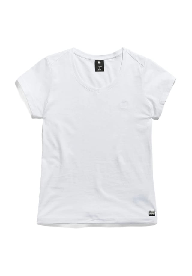 Футболка с V-образным вырезом G-Star Raw, белый 
Футболка с V-образным вырезом G-Star Raw, белый