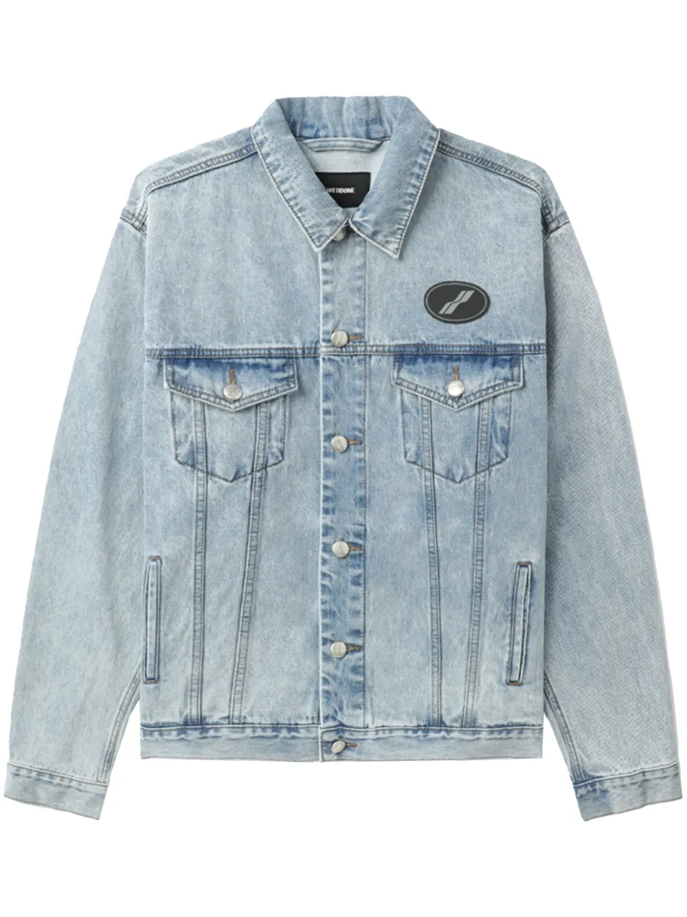 Джинсовая куртка с нашивкой-логотипом We11done, синий
Джинсовая куртка с нашивкой-логотипом We11done, синий