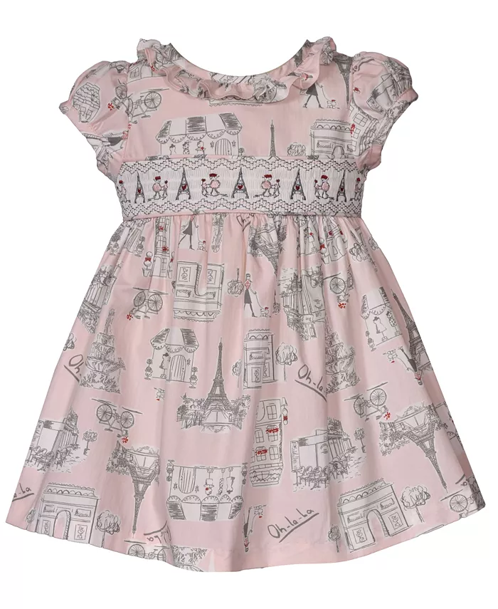 Платье для девочки Paris с буфами Bonnie Baby, розовый
Платье для девочки Paris с буфами Bonnie Baby, розовый