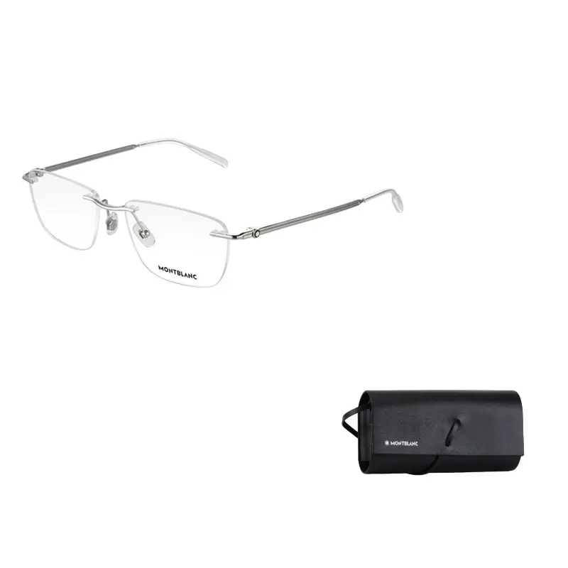 MONTBLANC Металлическая квадратная оправа для очков унисекс, Silver
MONTBLANC Металлическая квадратная оправа для очков унисекс, Silver
