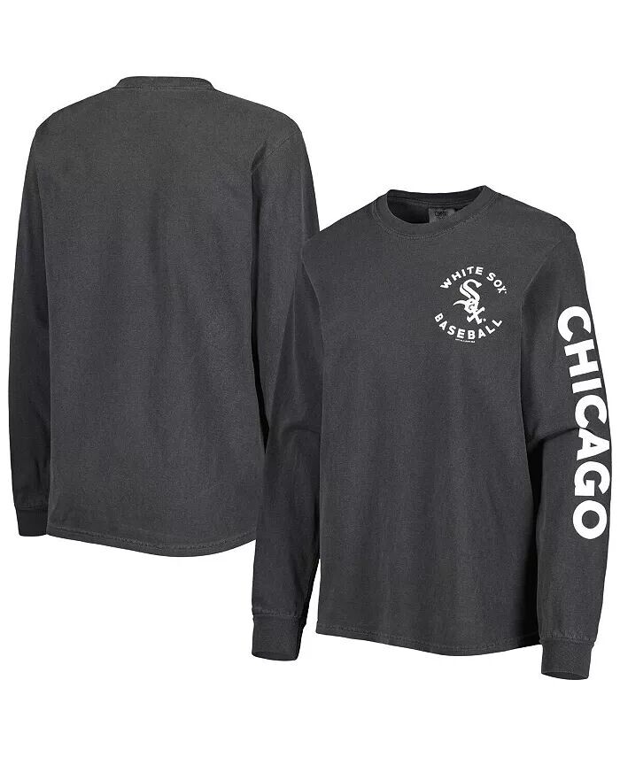 Черная женская футболка с длинным рукавом Chicago White Sox Team Pigment Dye Soft As A Grape
Черная женская футболка с длинным рукавом Chicago White Sox Team Pigment Dye Soft As A Grape
