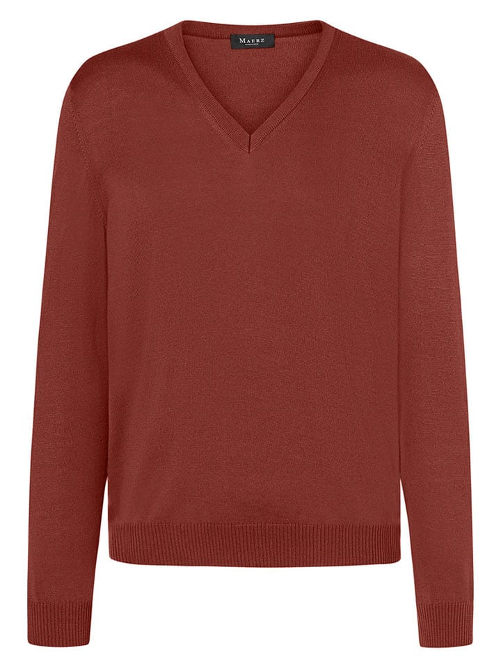 Maerz Muenchen Шерстяной свитер красновато-коричневого цвета
Maerz Muenchen Шерстяной свитер красновато-коричневого цвета
