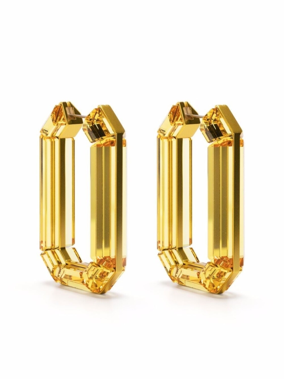 Серьги-кольца Lucent Swarovski, желтый
Серьги-кольца Lucent Swarovski, желтый
