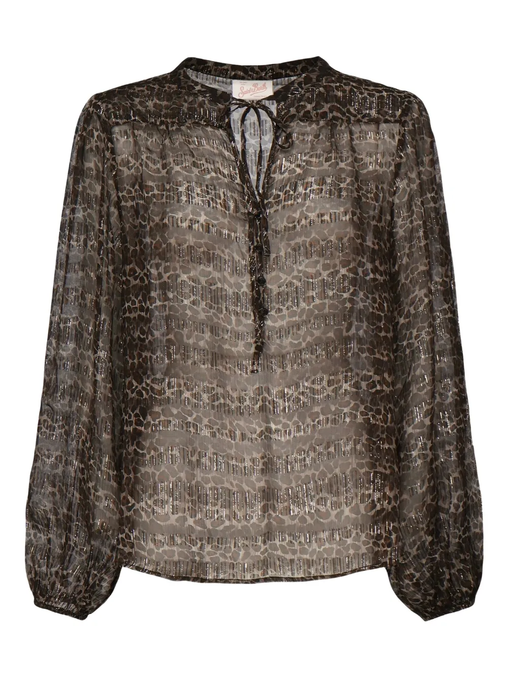 Блузка с люрексом MC2 SAINT BARTH, коричневый
Блузка с люрексом MC2 SAINT BARTH, коричневый