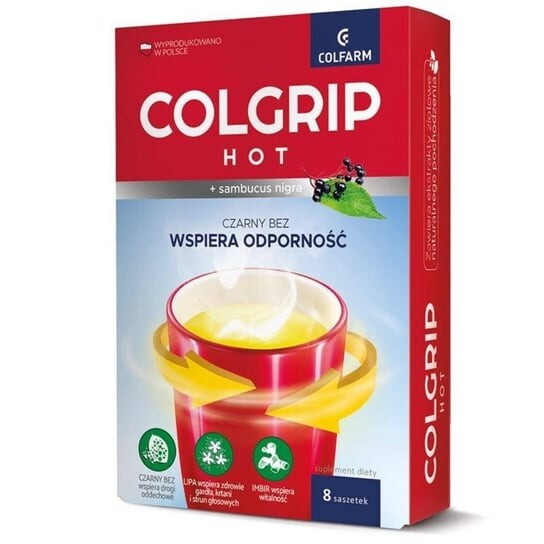 Colfarm, Colgrip Hot 8 пакетиков поддерживает иммунитет
Colfarm, Colgrip Hot 8 пакетиков поддерживает иммунитет