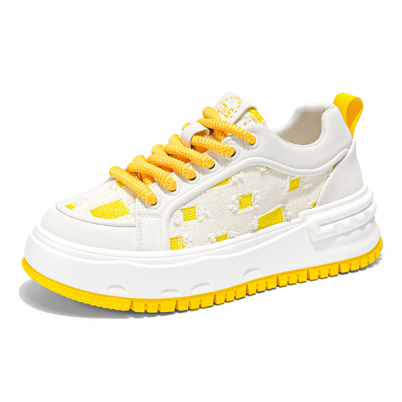 Детская обувь для подростков Wooden Rabbit, белый/желтый
Детская обувь для подростков Wooden Rabbit, белый/желтый