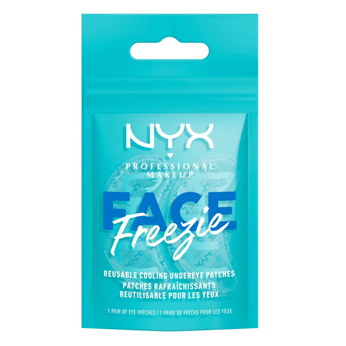 Патчи для глаз многоразовые Nyx Professional Makeup Face Freezie, 2 шт/1 упаковка
Патчи для глаз многоразовые Nyx Professional Makeup Face Freezie, 2 шт/1 упаковка