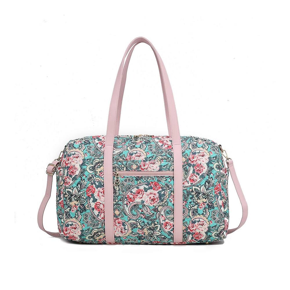 Коллекция Mkf Женская стеганая хлопковая дорожная сумка с ботаническим узором Khelani от Mia K MKF Collection, зеленый
Коллекция Mkf Женская стеганая хлопковая дорожная сумка с ботаническим узором Khelani от Mia K MKF Collection, зеленый