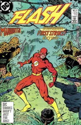 The Flash Issue 21 Invaded Lives Part 1 from DC Comics 1988 (DC Comics)
The Flash Issue 21 Invaded Lives Part 1 from DC Comics 1988 (DC Comics)