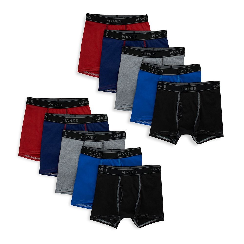 Набор из 10 легких боксеров Hanes Ultimate для мальчиков 6–20 лет с технологией Cool Comfort, мультиколор
Набор из 10 легких боксеров Hanes Ultimate для мальчиков 6–20 лет с технологией Cool Comfort, мультиколор