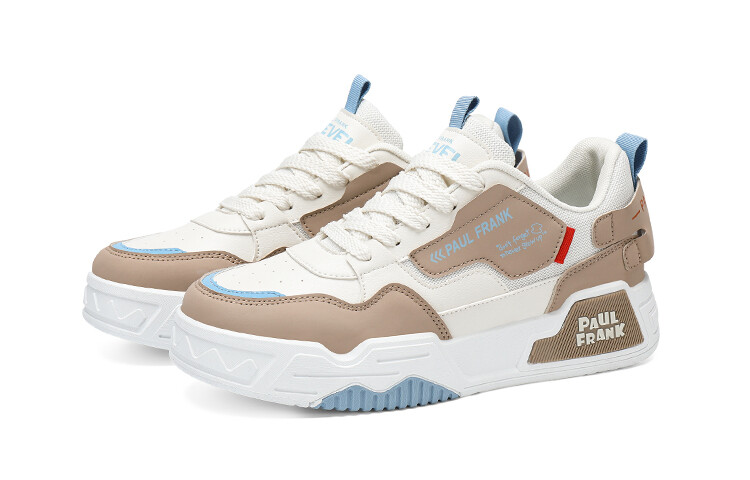 Кеды мужские, Обувь для скейтборда Мужская с высоким верхом Paul Frank, бежевый/черный 
Кеды мужские, Обувь для скейтборда Мужская с высоким верхом Paul Frank, бежевый/черный