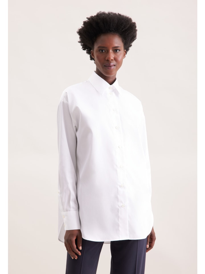 Блузка свободного кроя белого цвета Seidensticker
Блузка свободного кроя белого цвета Seidensticker