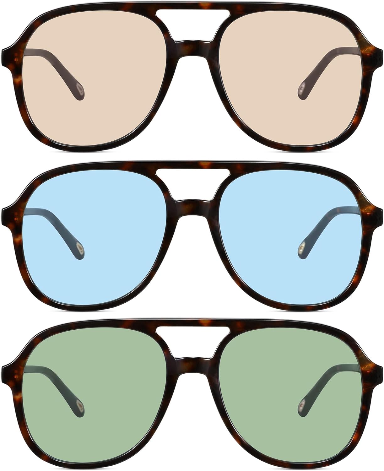 Солнцезащитные очки-авиаторы MEETSUN в стиле ретро, большие, для женщин и мужчин, модные, в стиле 70-х и 80-х, квадратные, 3 штуки, защита от ультрафиолета UV400, 3pack(tortoise/Light Green+ Tortoise/Light Brown+ Tortoise/Blue)
Солнцезащитные очки-авиаторы MEETSUN в стиле ретро, большие, для женщин и мужчин, модные, в стиле 70-х и 80-х, квадратные, 3 штуки, защита от ультрафиолета UV400, 3pack(tortoise/Light Green+ Tortoise/Light Brown+ Tortoise/Blue)