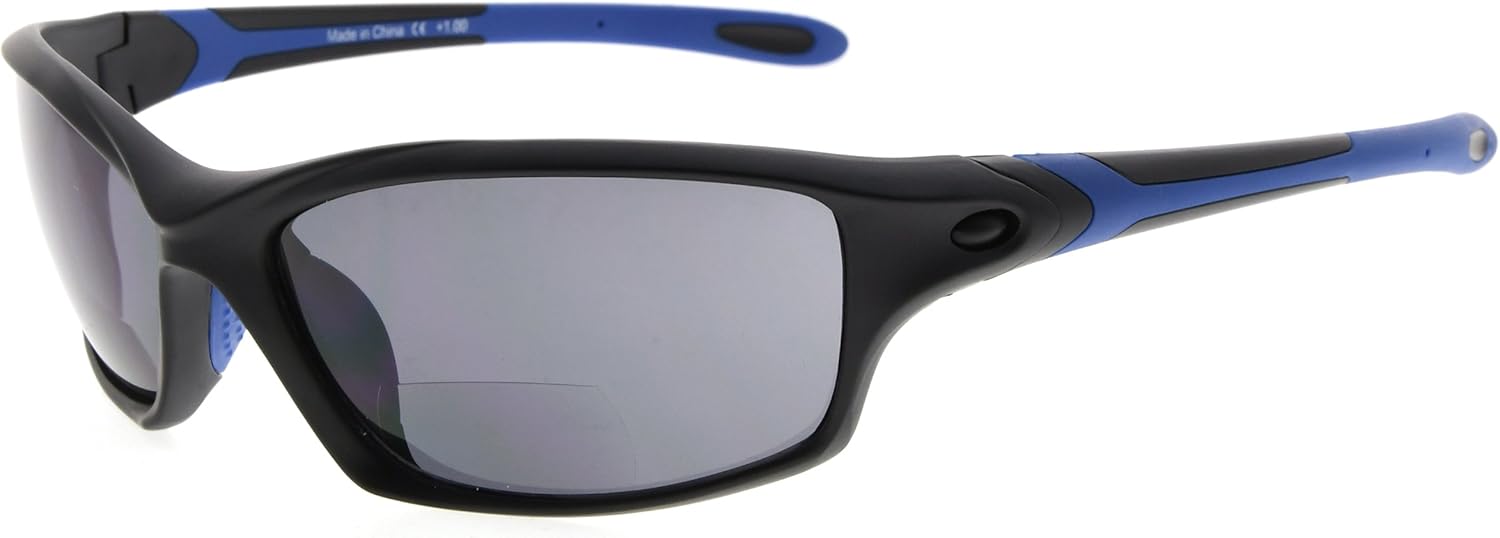 Спортивные бифокальные солнцезащитные очки Eyekepper TR90 для бейсбола, бега, рыбалки, вождения, гольфа, софтбола, походов, чтения под солнцем, Sg903 Black Frame/Blue Arm
Спортивные бифокальные солнцезащитные очки Eyekepper TR90 для бейсбола, бега, рыбалки, вождения, гольфа, софтбола, походов, чтения под солнцем, Sg903 Black Frame/Blue Arm