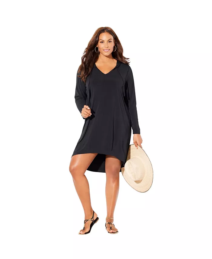 Женское непромокаемое платье-худи Pack & Go Swimsuits for All, черный
Женское непромокаемое платье-худи Pack & Go Swimsuits for All, черный