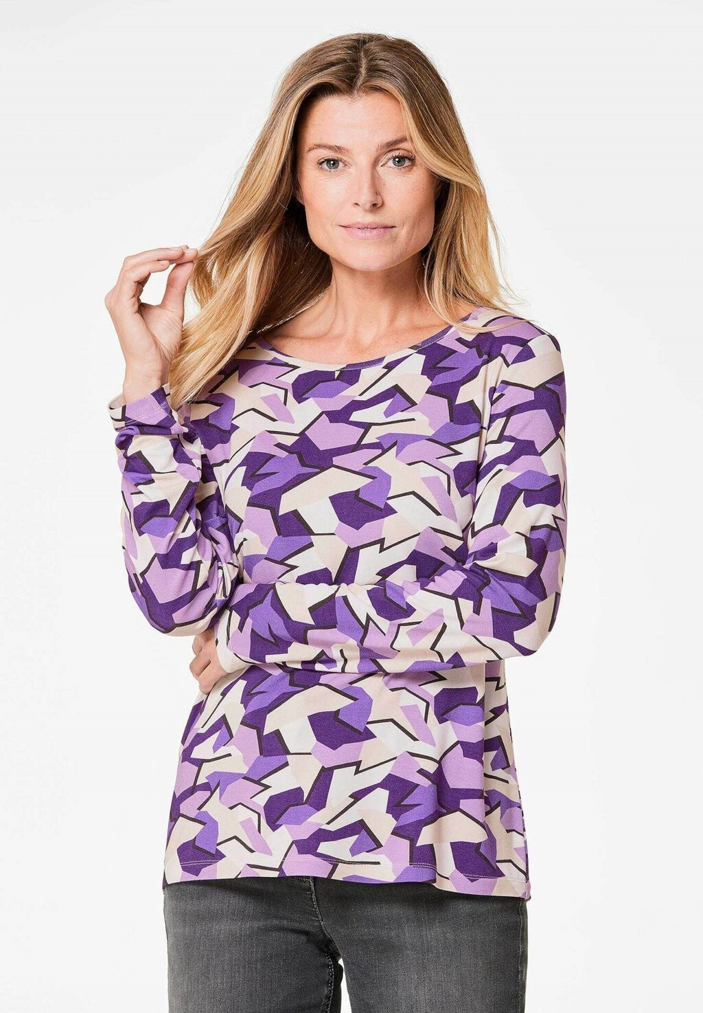 Топ с длинными рукавами GOLDNER, фиолетовый
Топ с длинными рукавами GOLDNER, фиолетовый