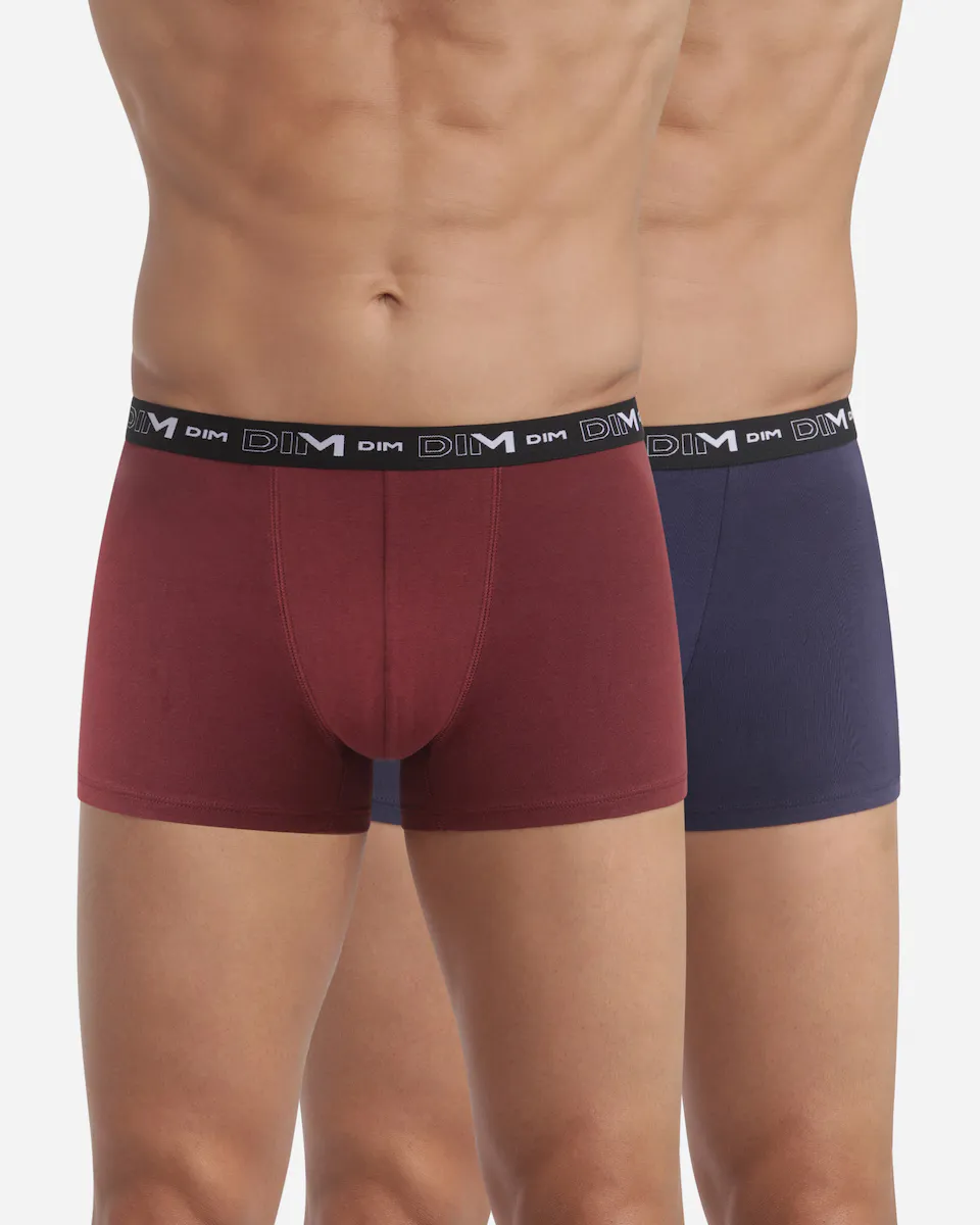 Упаковка из 2 простых и удобных боксеров из эластичного хлопка Dim, мультиколор
Упаковка из 2 простых и удобных боксеров из эластичного хлопка Dim, мультиколор