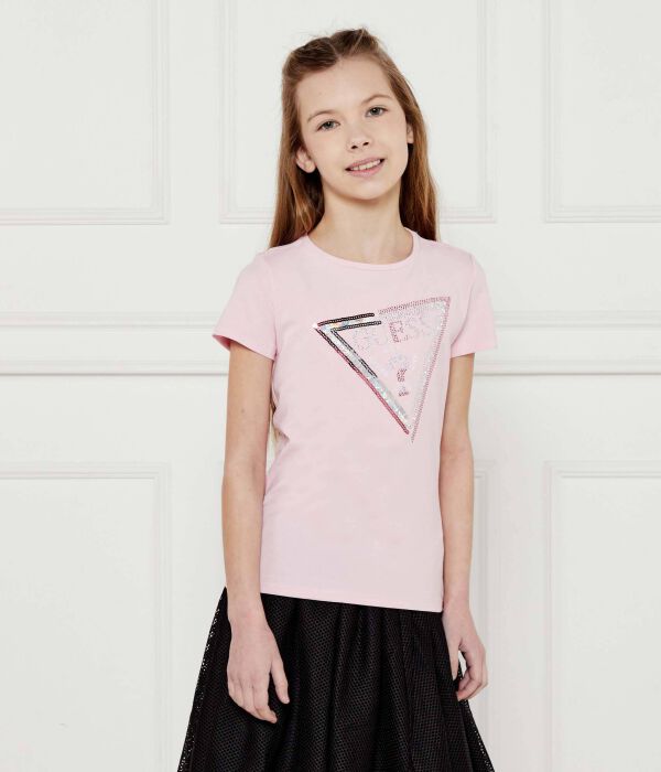 Футболка детская Guess из органического хлопка с принтом, розовый
Футболка детская Guess из органического хлопка с принтом, розовый