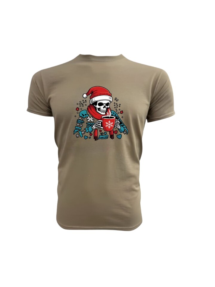 Футболка PAULGOS Herren T-Shirt, Skelett mit Kaffee, песочный
Футболка PAULGOS Herren T-Shirt, Skelett mit Kaffee, песочный