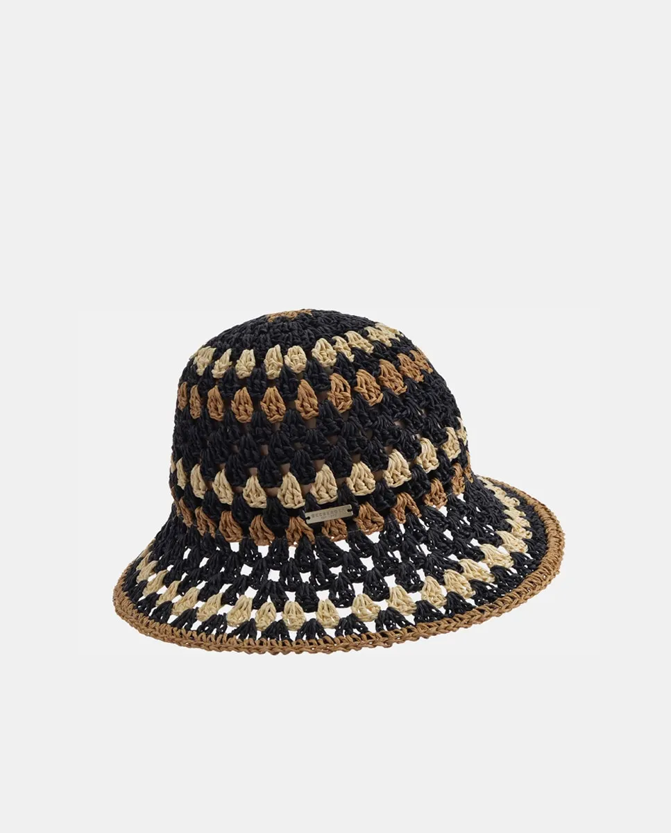 Крючком вязаная шапка Seeberger, черный
Крючком вязаная шапка Seeberger, черный