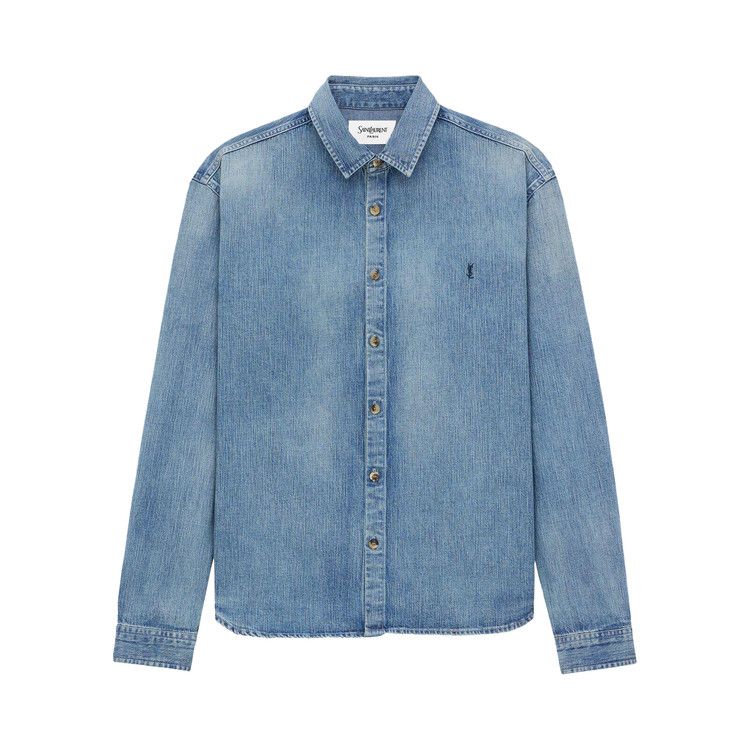 Рубашка Saint Laurent Cassandre Denim Shirt, Day Blue
Рубашка Saint Laurent Cassandre Denim Shirt, Day Blue