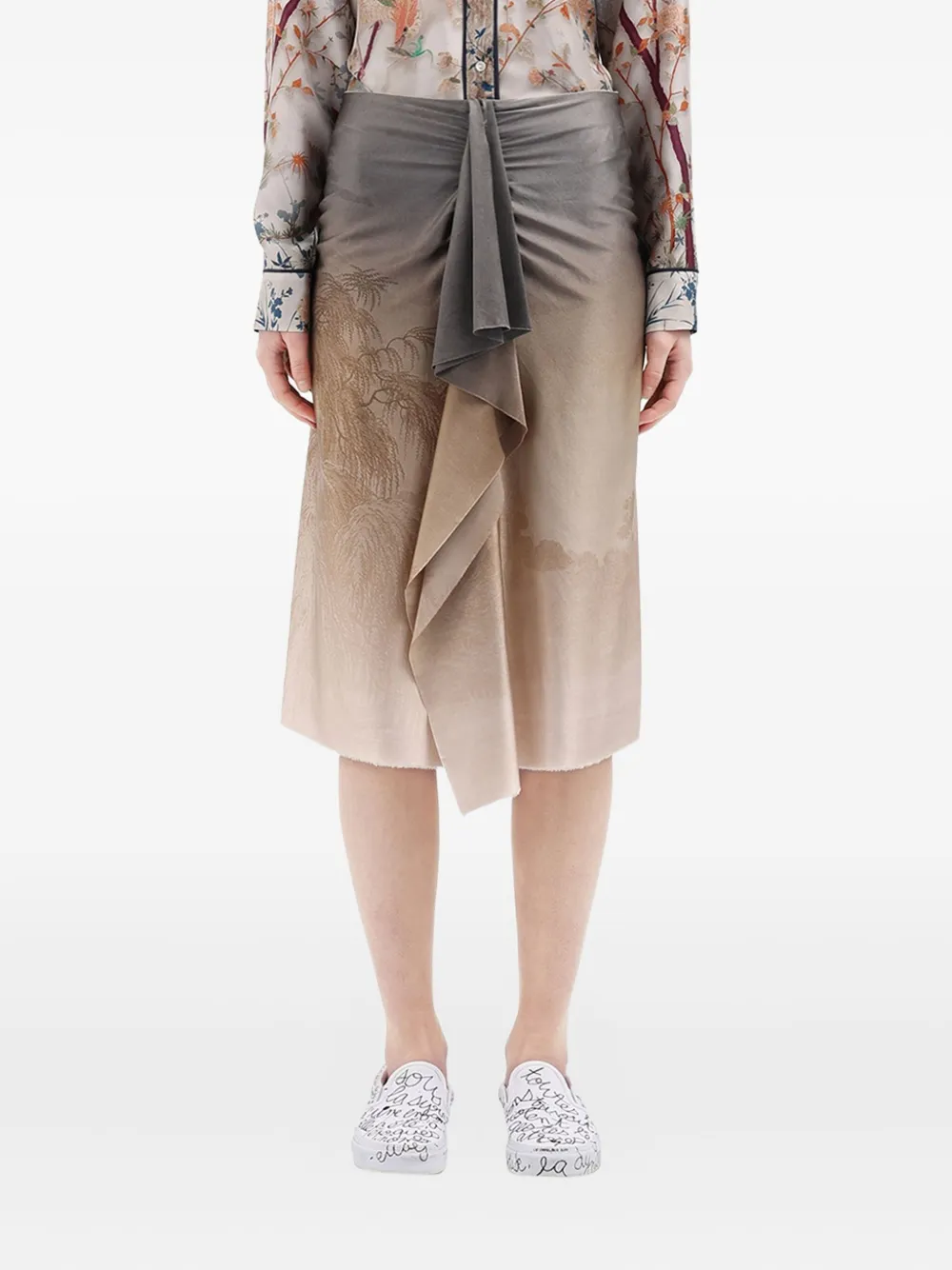 Юбка Adastrgum с драпировкой Pierre-Louis Mascia, нейтральный
Юбка Adastrgum с драпировкой Pierre-Louis Mascia, нейтральный