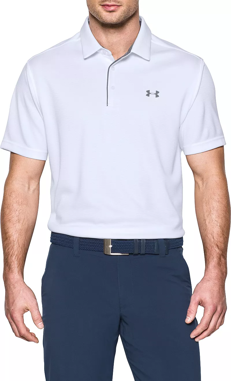 Мужская рубашка-поло для гольфа Under Armour Tech, белый
Мужская рубашка-поло для гольфа Under Armour Tech, белый