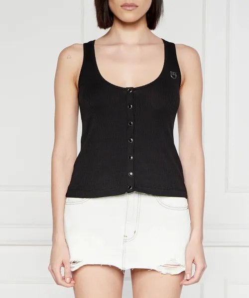 Топ Догвилль Regular fit Pinko, черный 
Топ Догвилль Regular fit Pinko, черный