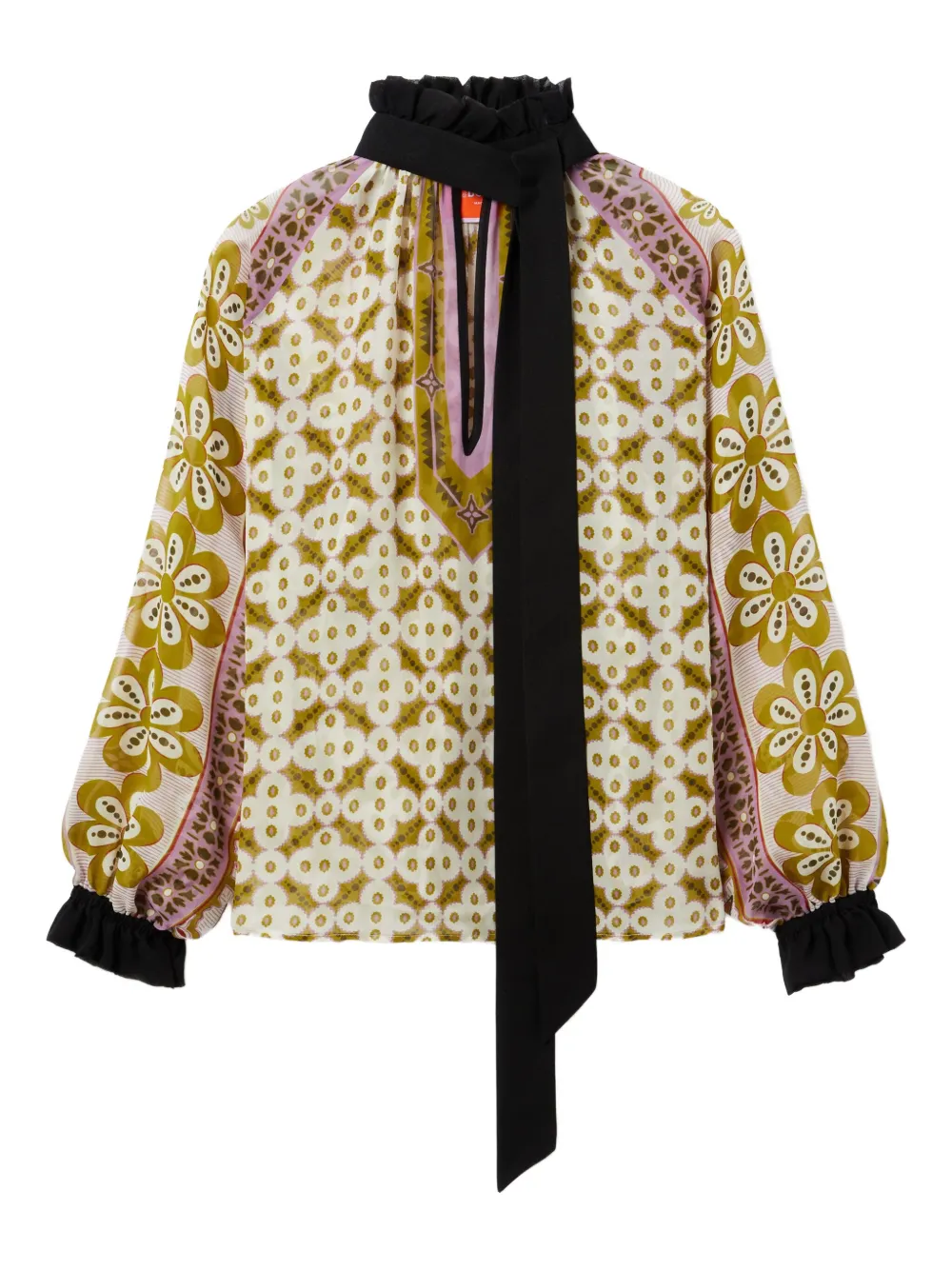 Блузка Cerere с высоким воротником и оборками La DoubleJ, нейтральный
Блузка Cerere с высоким воротником и оборками La DoubleJ, нейтральный