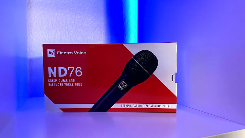 Динамический микрофон Electro-Voice ND76 Dynamic cardioid vocal microphone
Динамический микрофон Electro-Voice ND76 Dynamic cardioid vocal microphone