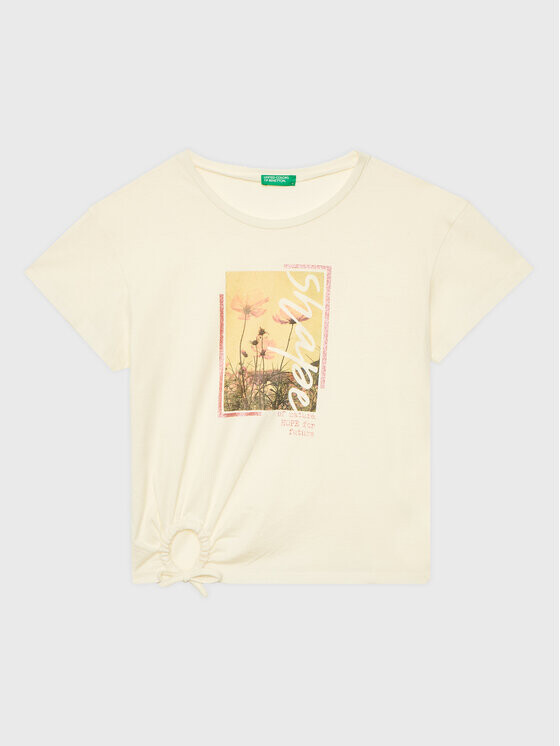 Футболка стандартного кроя United Colors Of Benetton, экрю
Футболка стандартного кроя United Colors Of Benetton, экрю