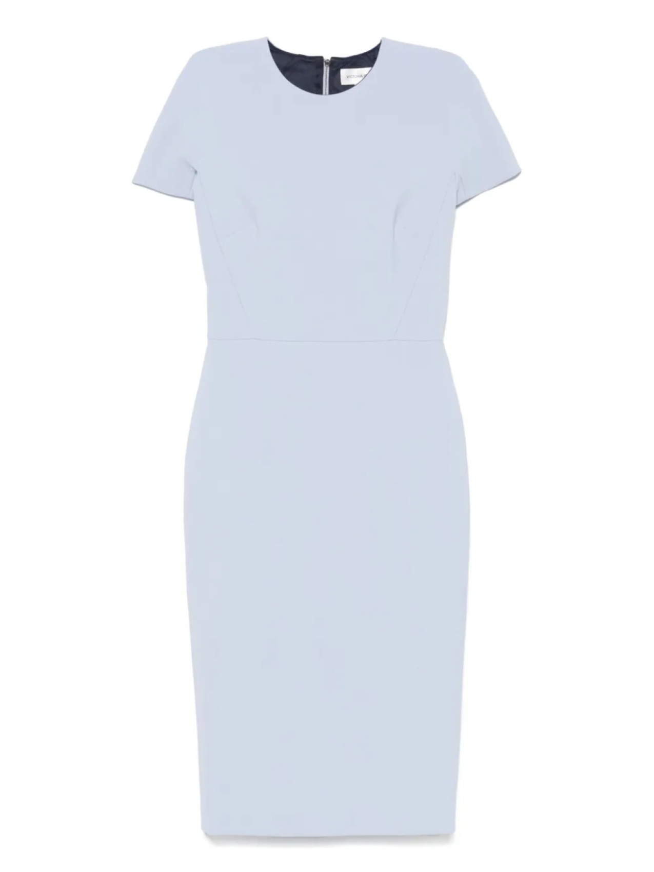 Платье миди с круглым вырезом Victoria Beckham, синий
Платье миди с круглым вырезом Victoria Beckham, синий