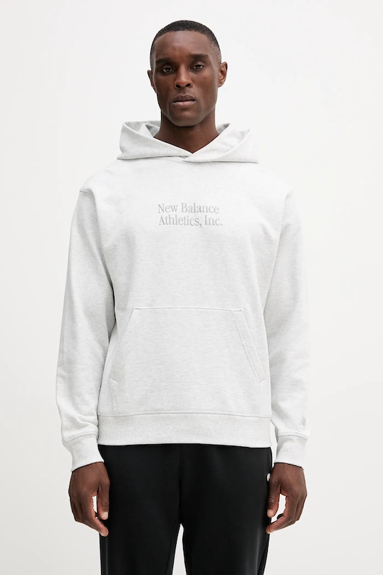 Хлопковая толстовка New Balance, серый
Хлопковая толстовка New Balance, серый