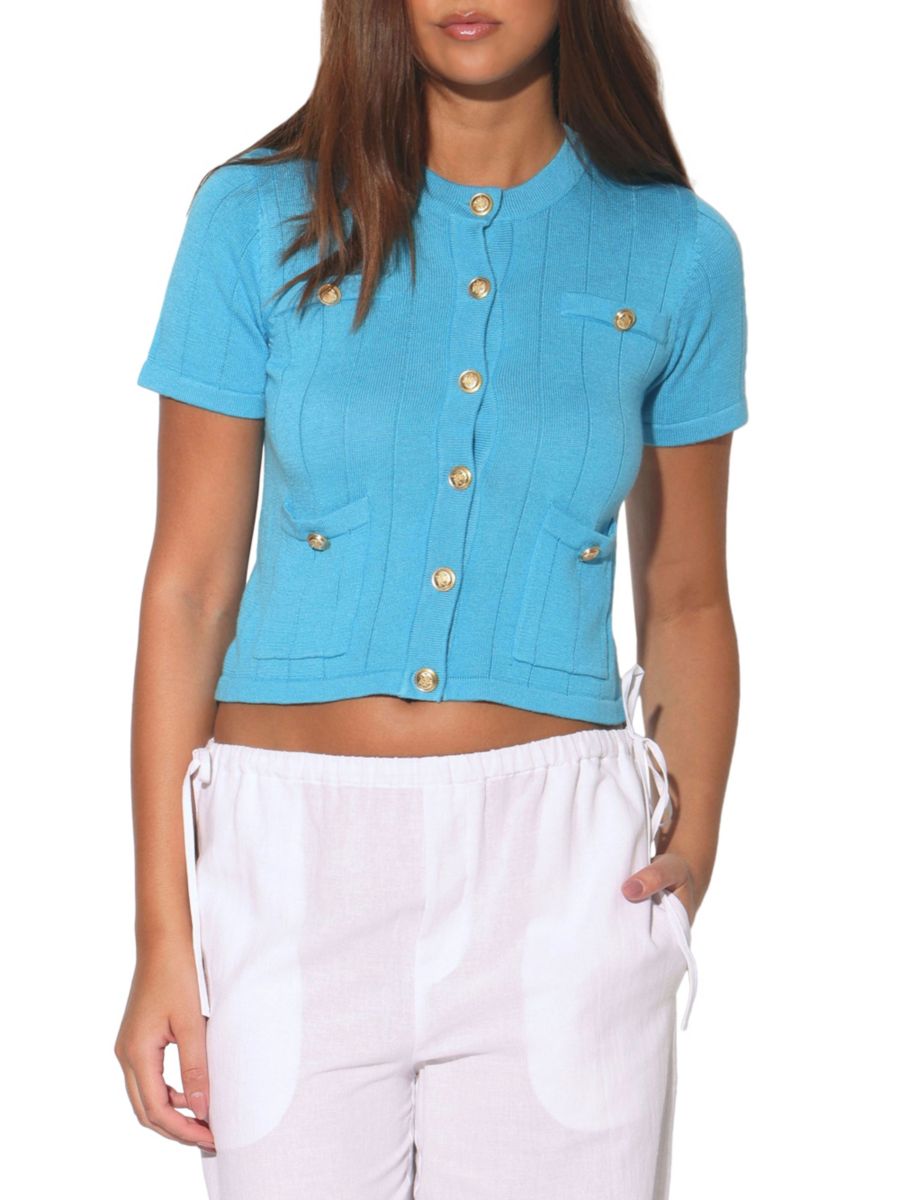 Кардиган Louise в рубчик Walter Baker, цвет Bright Blue
Кардиган Louise в рубчик Walter Baker, цвет Bright Blue