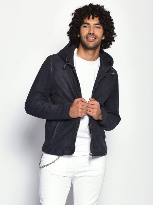 Кожаная куртка Maze, синий 
Кожаная куртка Maze, синий