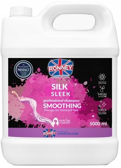 Разглаживающий шампунь для волос 5000мл Ronney, Silk
Разглаживающий шампунь для волос 5000мл Ronney, Silk