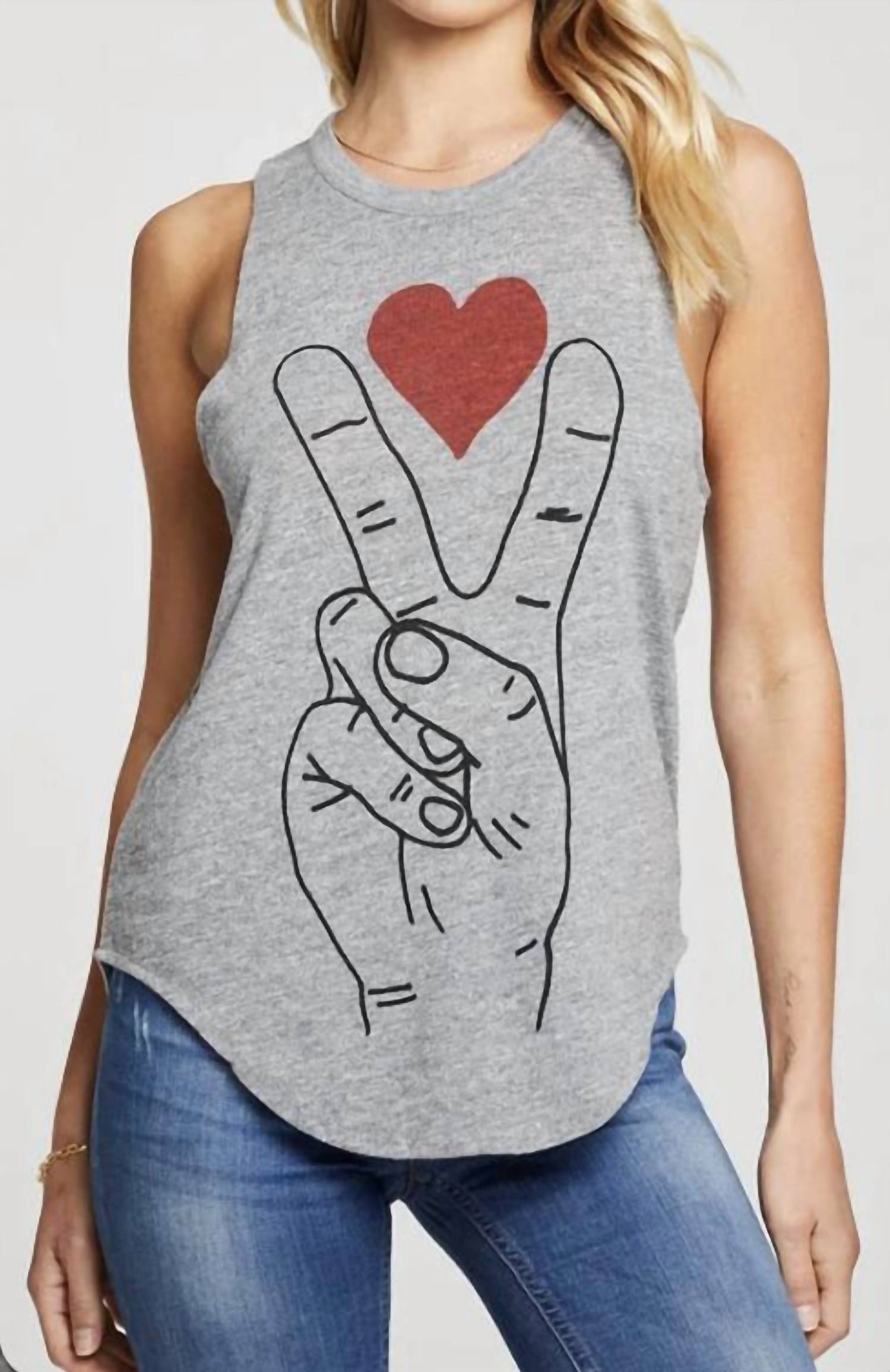 Майка Triblend Muscle Tank Peace And Love в полосатом сером цвете Chaser, цвет streaky grey
Майка Triblend Muscle Tank Peace And Love в полосатом сером цвете Chaser, цвет streaky grey