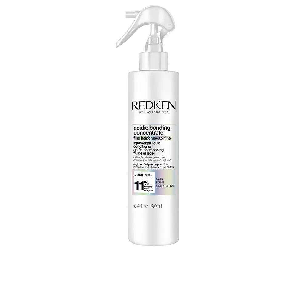 Кондиционер для волос Acidic bonding concentrate acondicionador profesional sin siliconas para cabello fino dañado Redken, 190 мл.
Кондиционер для волос Acidic bonding concentrate acondicionador profesional sin siliconas para cabello fino dañado Redken, 190 мл.