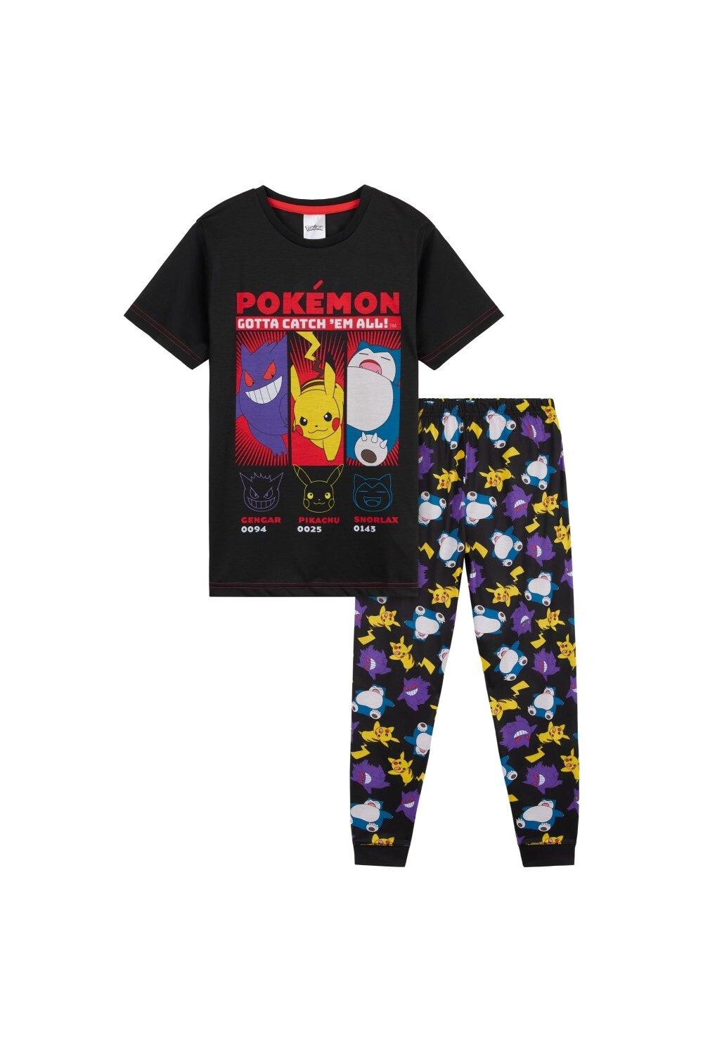 Пижамный комплект с короткими рукавами Pokemon, мультиколор
Пижамный комплект с короткими рукавами Pokemon, мультиколор