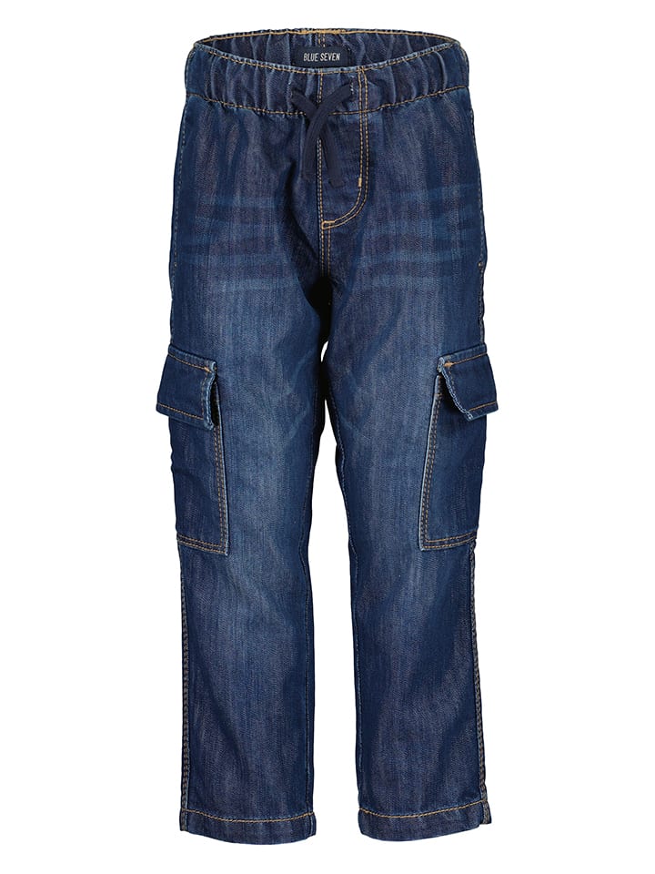 Джинсы карго темно-синего цвета Blue Seven
Джинсы карго темно-синего цвета Blue Seven