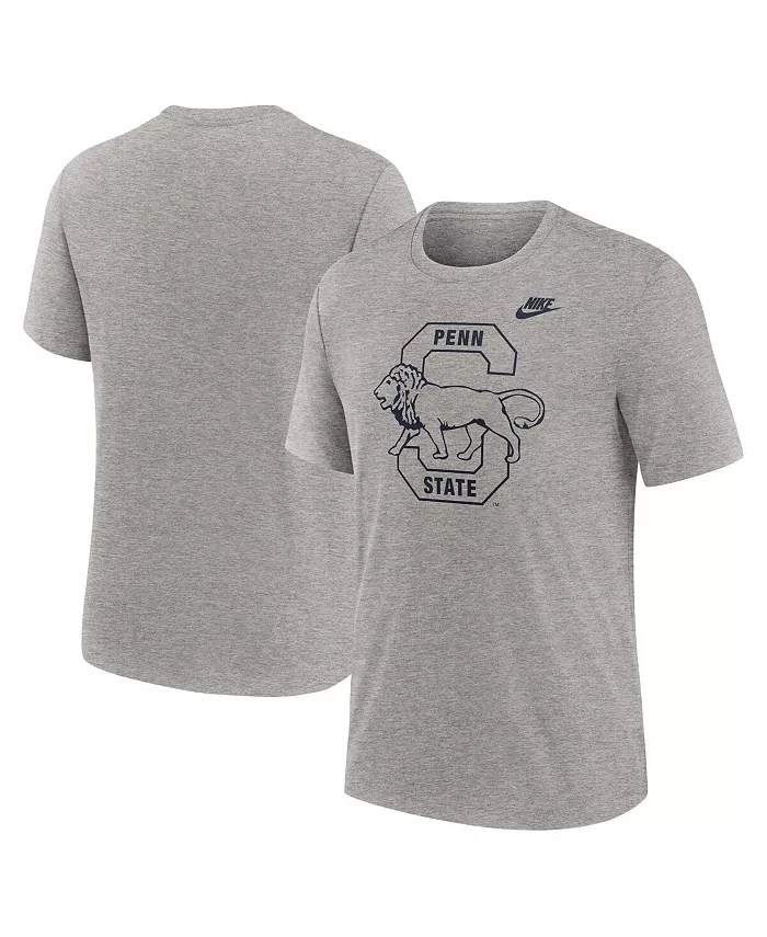 Мужская футболка Heather Gray Penn State Nittany Lions Blitz Evergreen Legacy Primary Tri-Blend Nike
Мужская футболка Heather Gray Penn State Nittany Lions Blitz Evergreen Legacy Primary Tri-Blend Nike