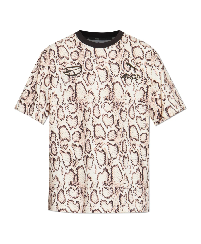 Футболка со змеиным принтом Puma, бежевый
Футболка со змеиным принтом Puma, бежевый