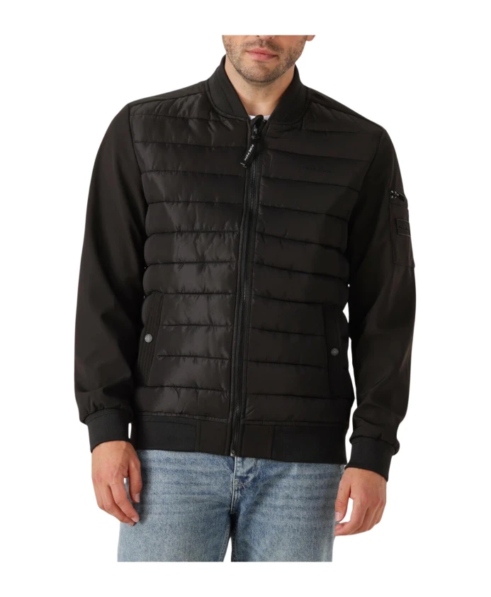 Мужская стеганая куртка-бомбер Pure Path, черный
Мужская стеганая куртка-бомбер Pure Path, черный