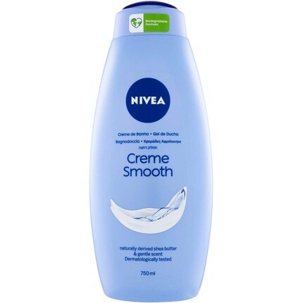 Гладкий гель-крем для душа 750мл, Nivea 
Гладкий гель-крем для душа 750мл, Nivea