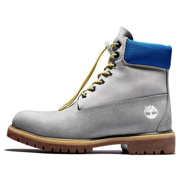 Кроссовки premium 6 inch waterproof boots 'grey with blue collar' Timberland, серый
Кроссовки premium 6 inch waterproof boots 'grey with blue collar' Timberland, серый