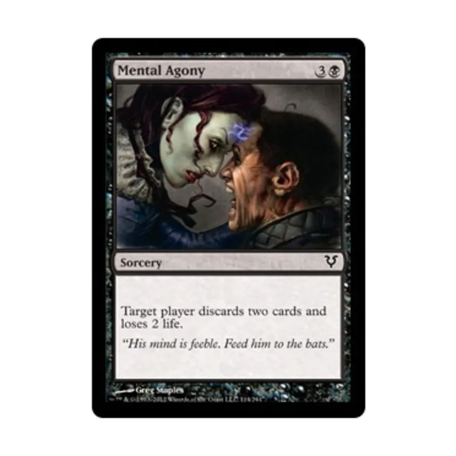 CCG Ментальная агония (С), MTG - Avacyn Restored
CCG Ментальная агония (С), MTG - Avacyn Restored